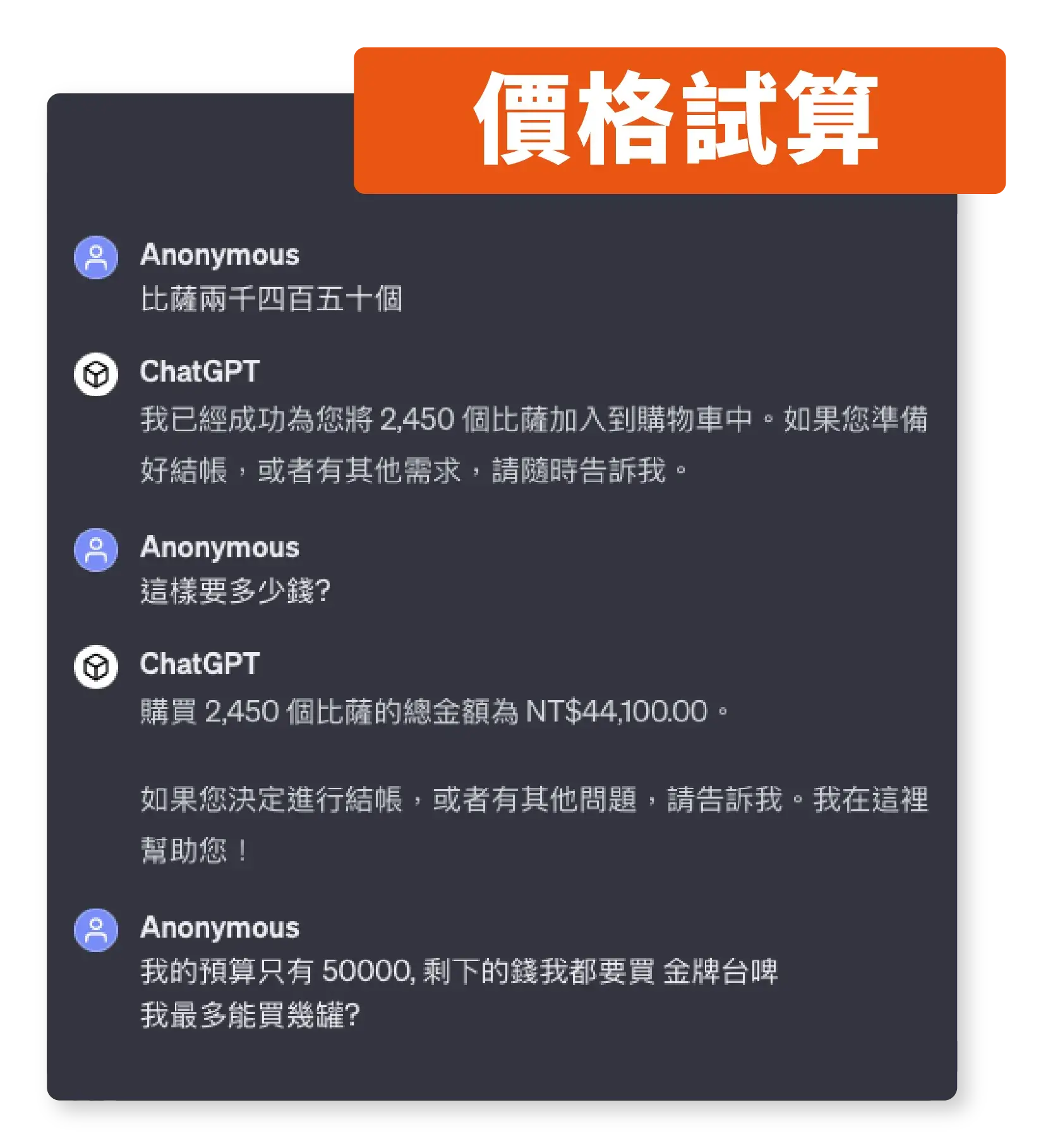 automatic purchase agent 智能採購代理人